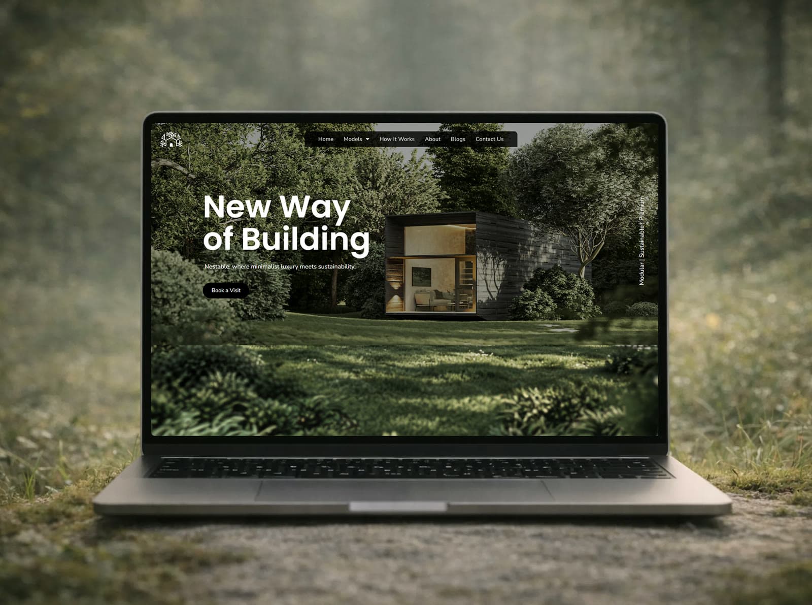 Nestable: website for a Geelong modular homes builder